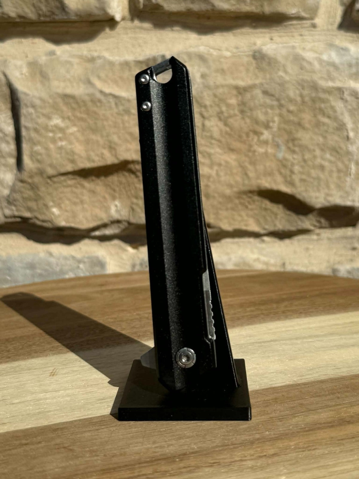 ElitEdge 10A115BK Linerlock Knife Assist Open Black Handles