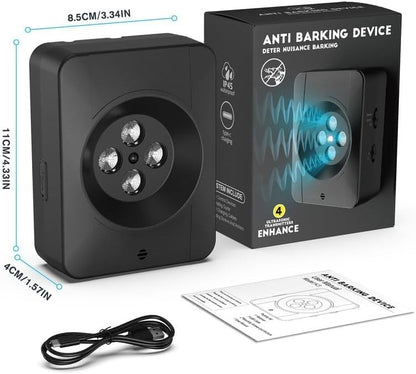 ANTI BARKING DEVICE Deter Nuisance Barking 4 Ultrasonic Transmitters ENHANCE