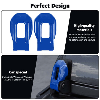 Hood Latch Lock Catch Brackets Cover for 2018+Jeep Wrangler JL JLU Gladiator JT