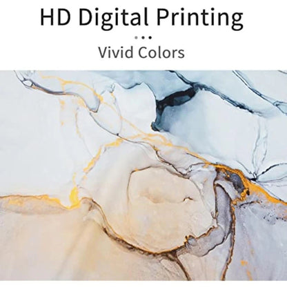 Abstract Blue Marble Shower Curtain, 72x72 with hooks