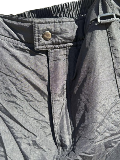 New Slalom Men’s Med Black Insulated Snow Pants –Adjustable Waist, Ski & Winter