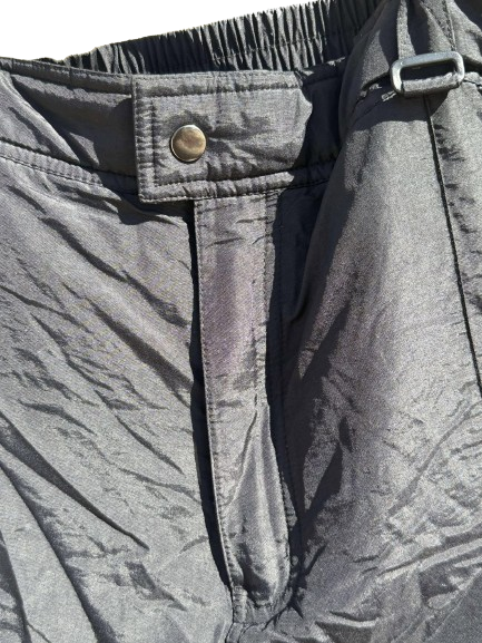 New Slalom Men’s Med Black Insulated Snow Pants –Adjustable Waist, Ski & Winter