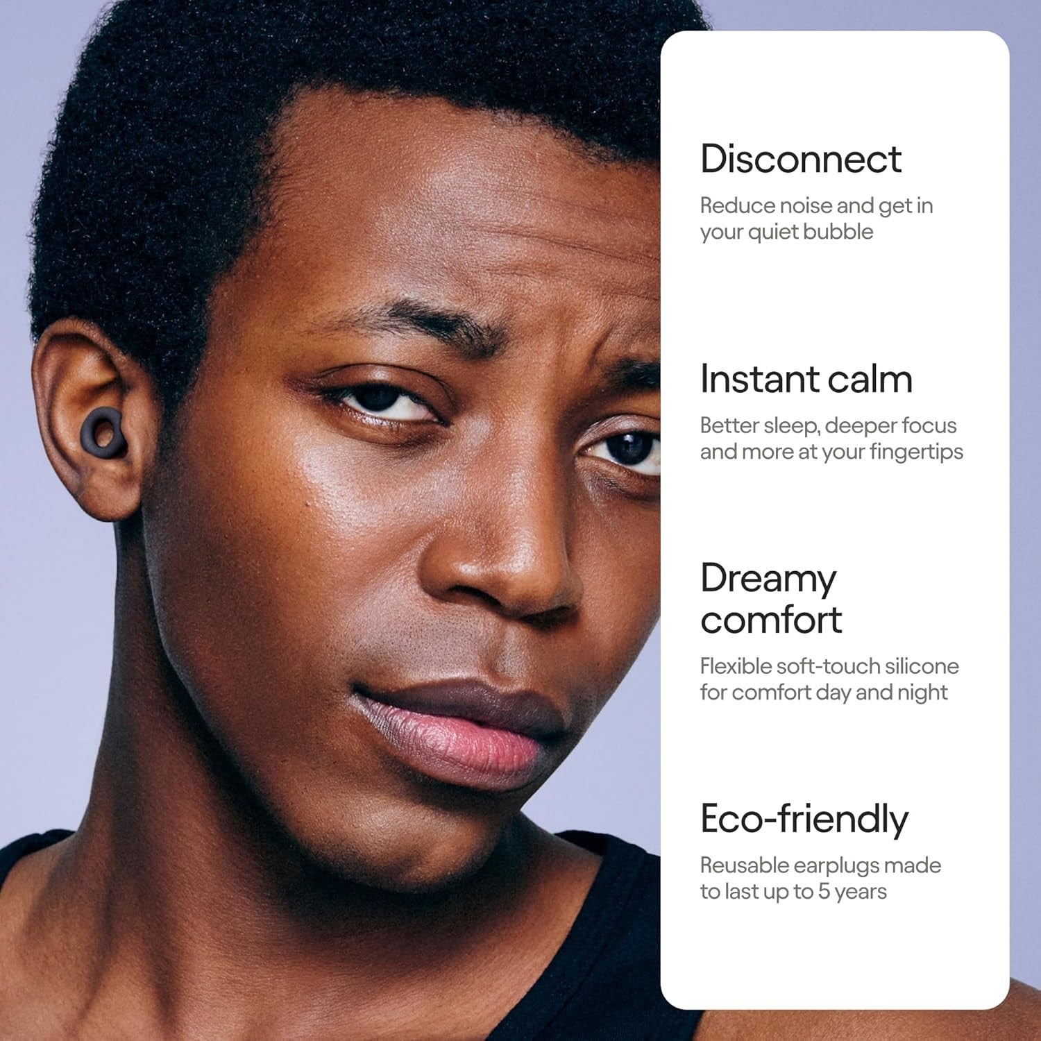 Loop Switch 2 Earplugs Multi-Mode Noise Reducing Adjustable Passive Black