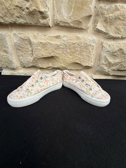 Girl's Blowfish Malibu, Play Sneaker - Toddler & Little Kid Pink Unicorns Size 8